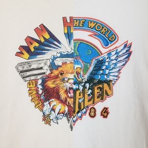 Van Halen graphic band tee split shirt Sz XL